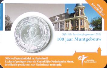 Muntgebouw Vijfje 2011 Coincard inclusief Minimagazine